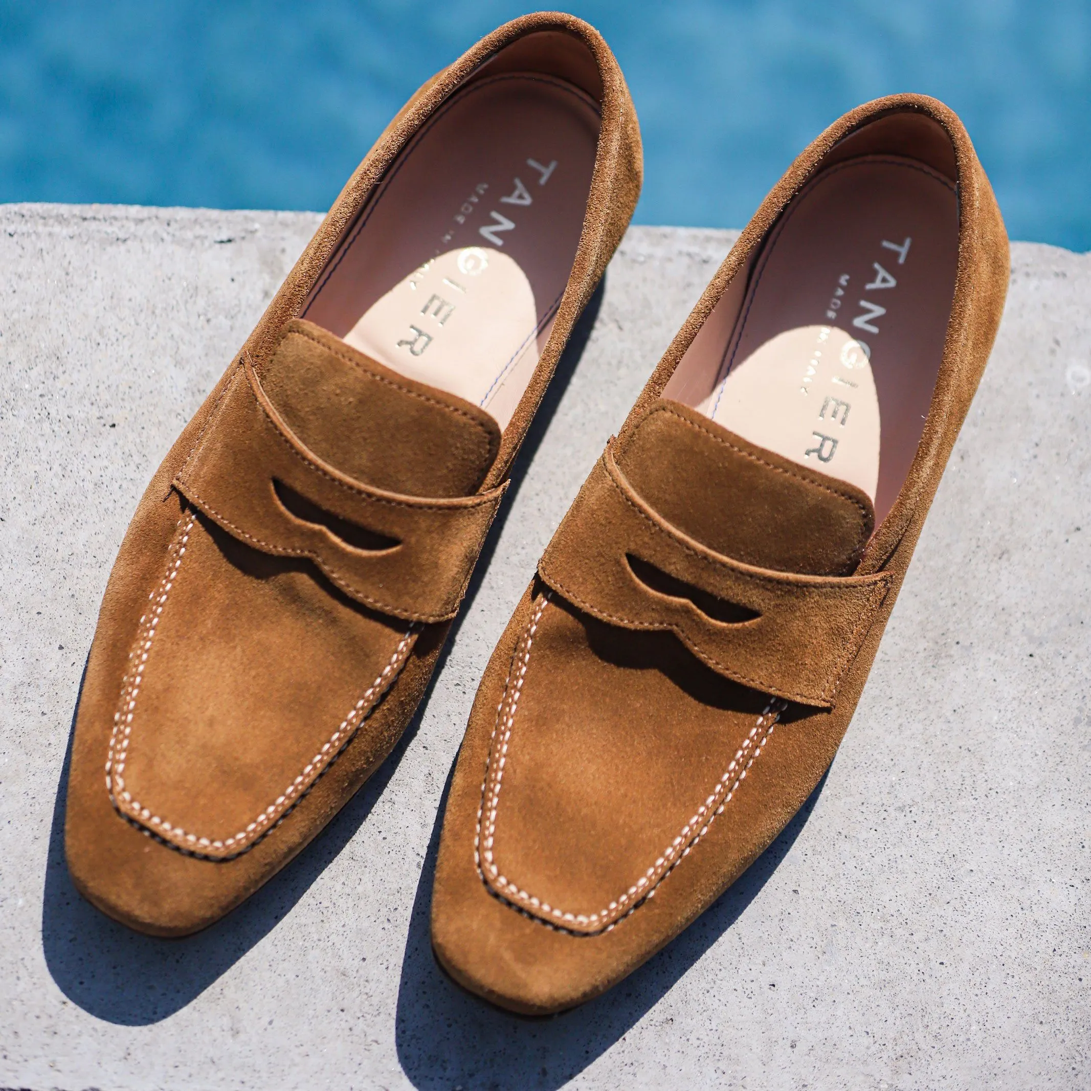 Tangier Brown Tolliver Suede Flex Loafer