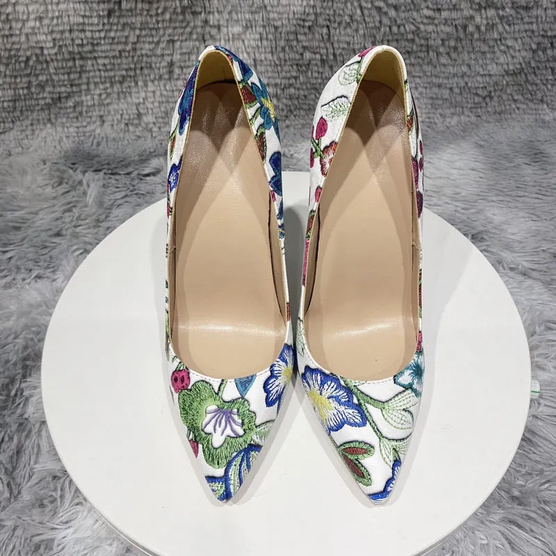 TEEK - Garden Floral Pumps