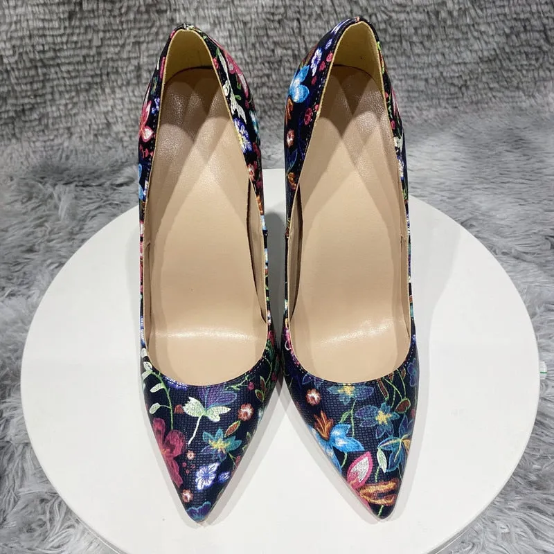 TEEK - Garden Floral Pumps