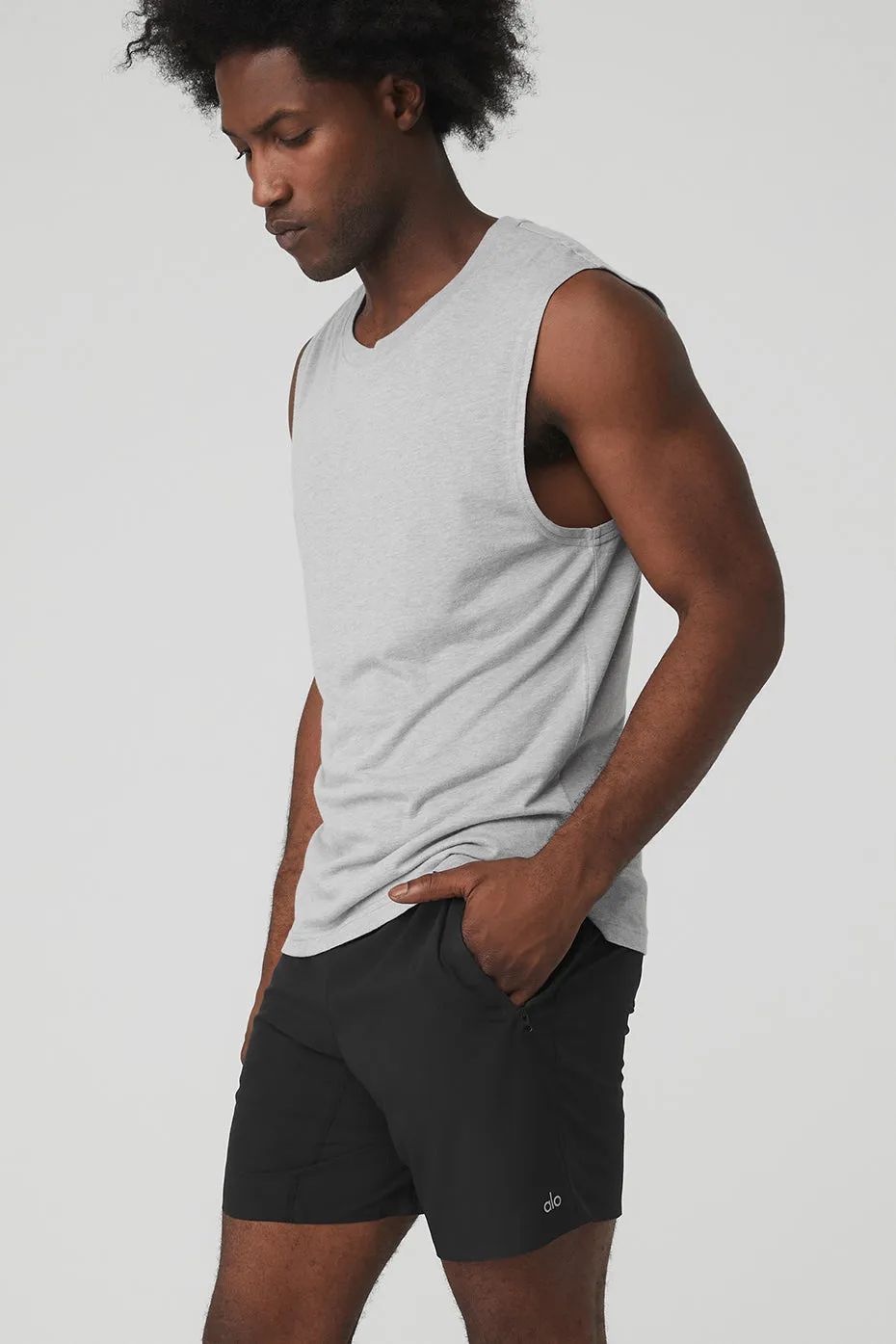 The Triumph Muscle Tank - Athletic Heather Grey