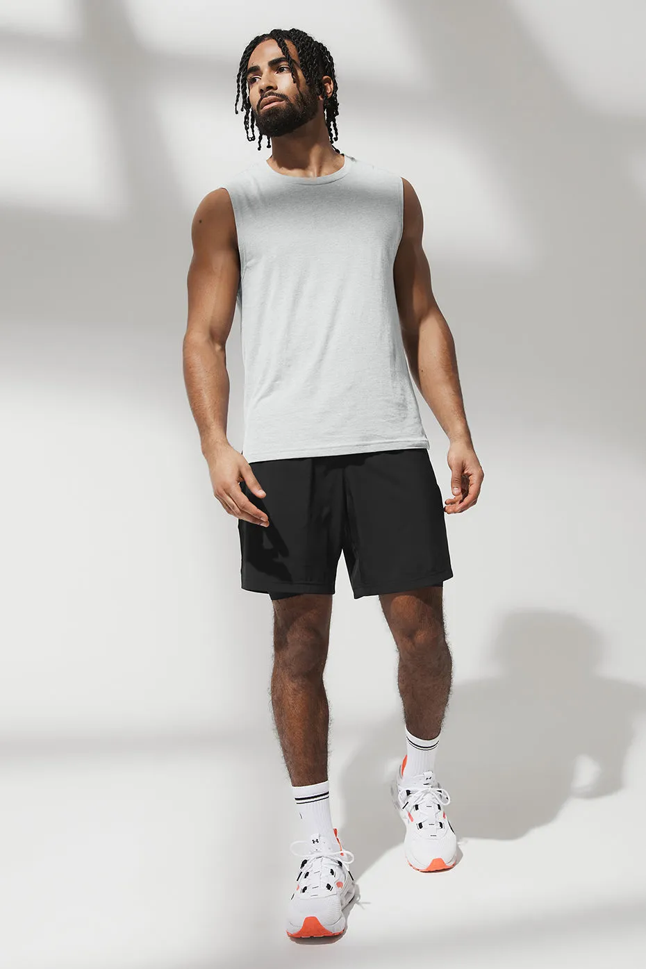 The Triumph Muscle Tank - Athletic Heather Grey