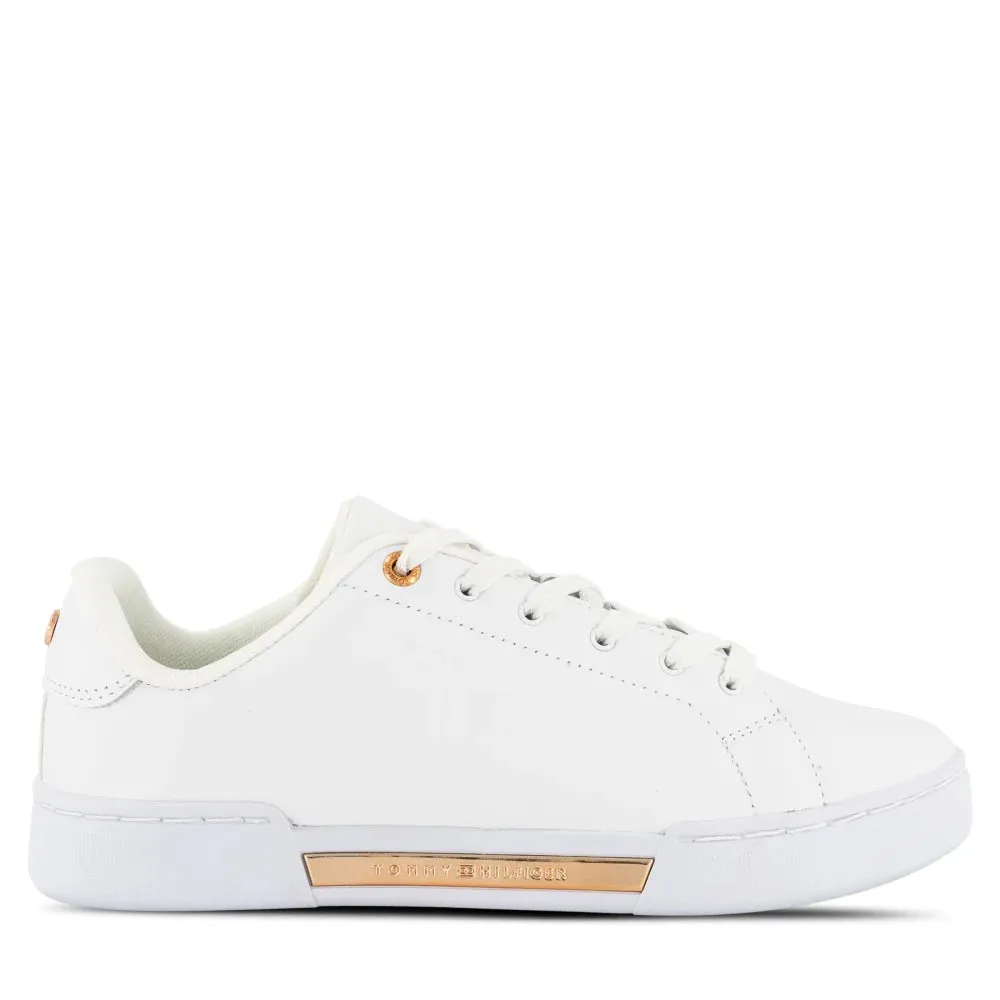 Tommy Hilfiger Rose Bar Sneakers - WHTGRSE