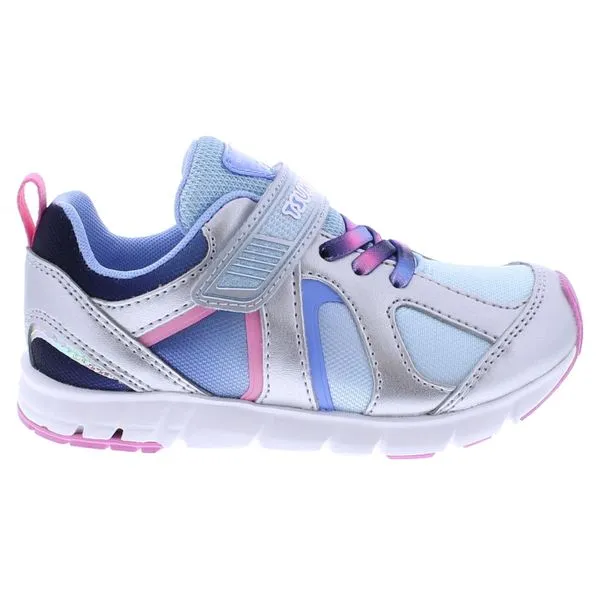 Tsukihoshi KIDS Rainbow Sneaker - Silver/Sky