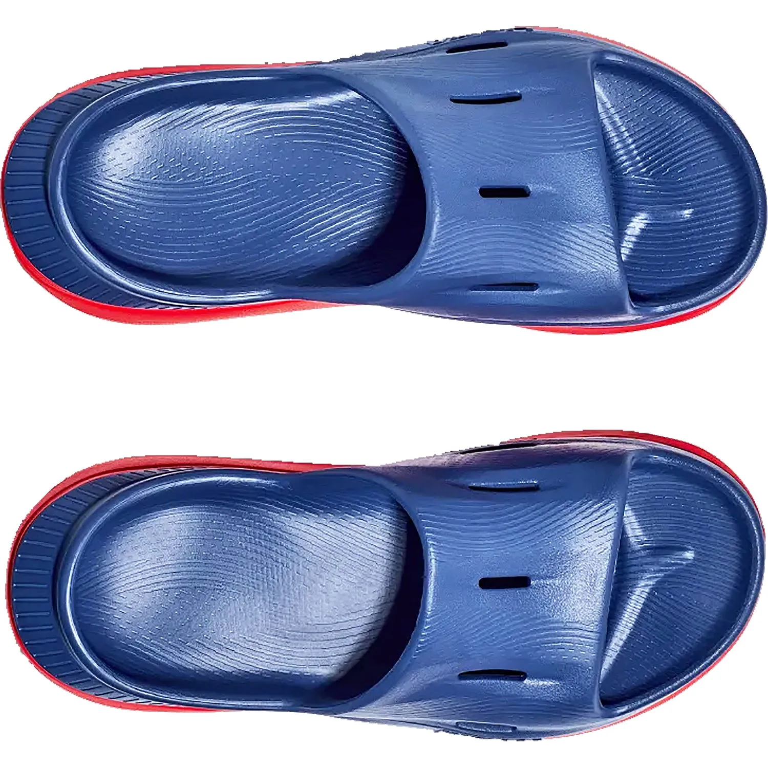 Unisex Hoka Ora Recovery Slide 3 Bellwether Blue/Red EVA