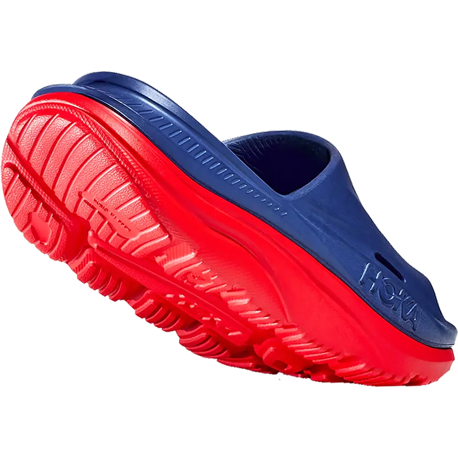 Unisex Hoka Ora Recovery Slide 3 Bellwether Blue/Red EVA