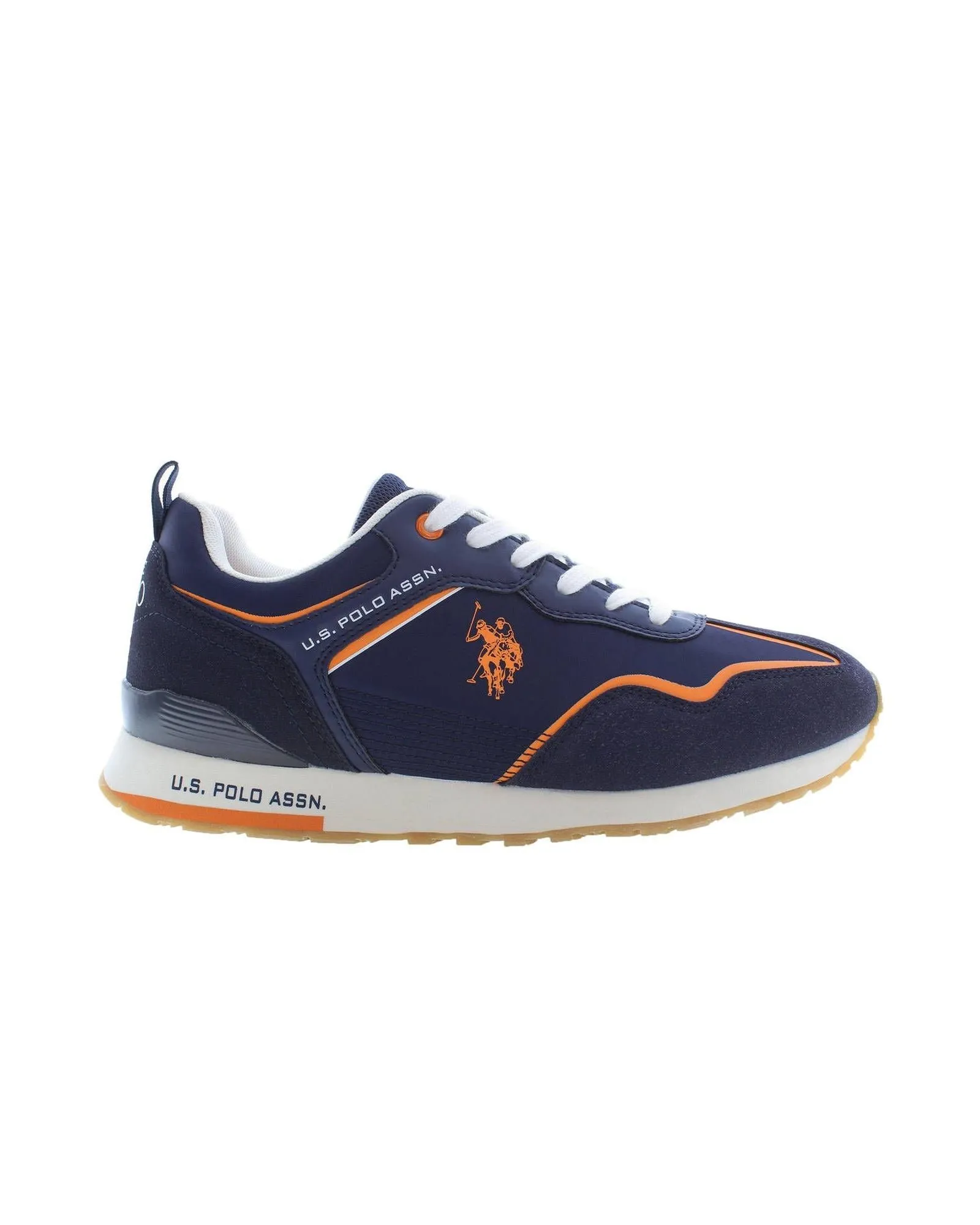 US Polo Assn Mens Classic Lace-Up Sneakers  Navy