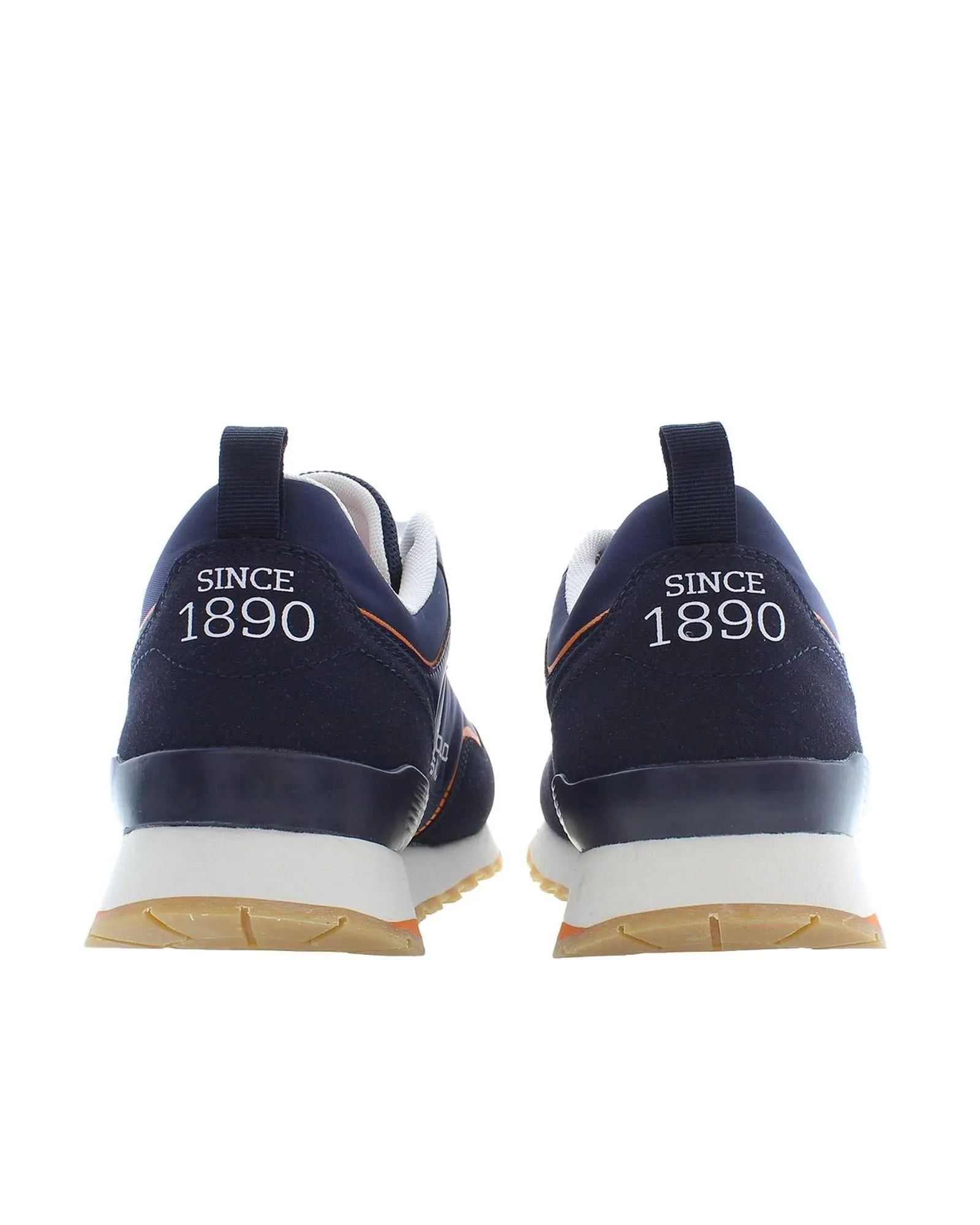 US Polo Assn Mens Classic Lace-Up Sneakers  Navy