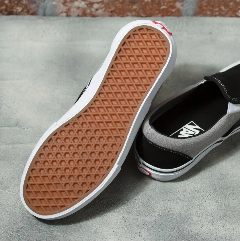 Vans Nation Slip On Pro Skateboard Shoe - Black/Silver