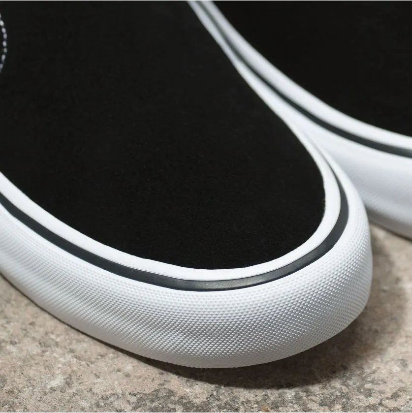 Vans Nation Slip On Pro Skateboard Shoe - Black/Silver