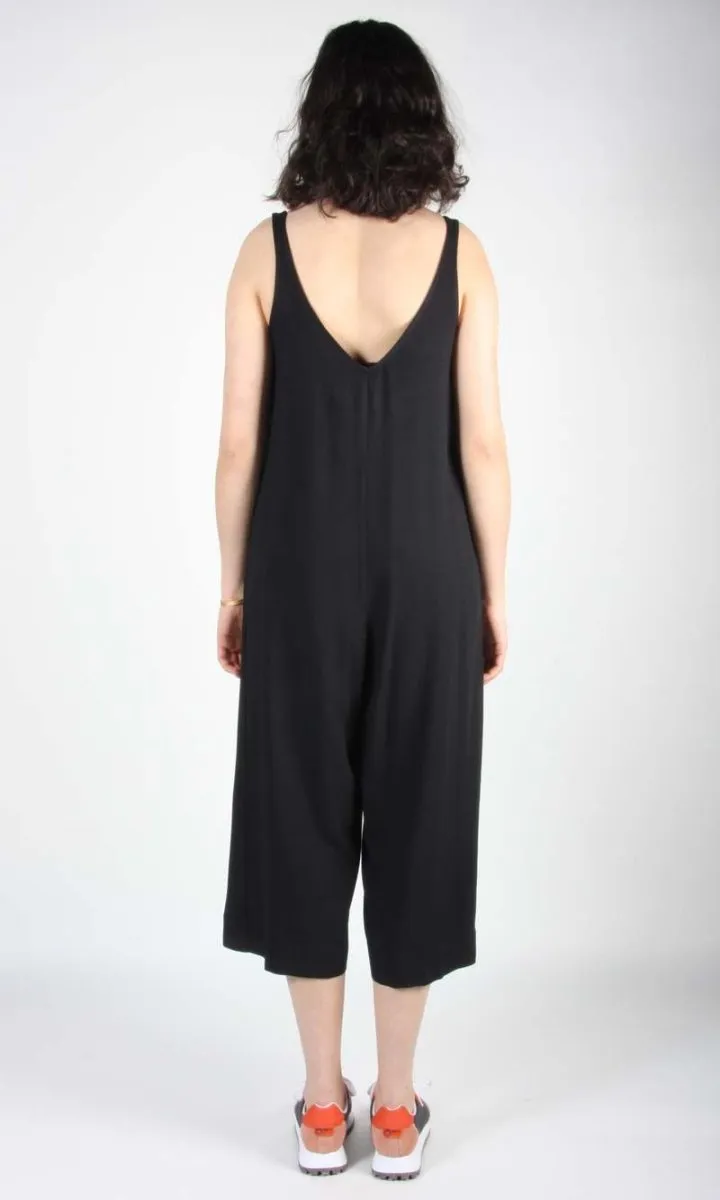 Vintage Victoire Birds of North America Bobwhite Jumpsuit - Black (M)