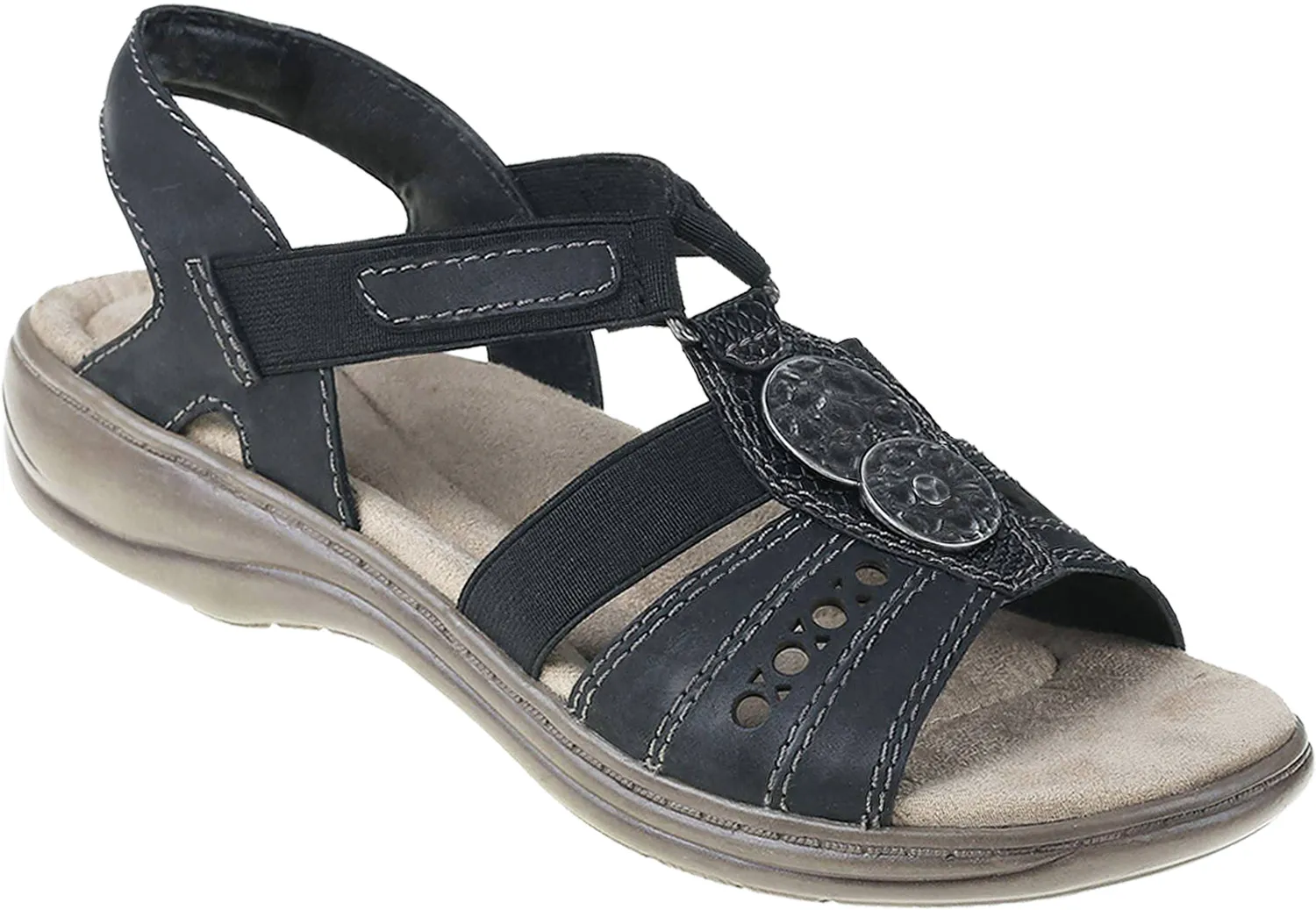 Women's Earth Sasha Black Leather