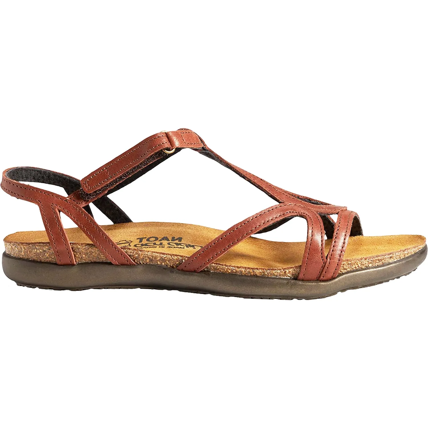 Women's Naot Dorith Soft Chestnut Leather