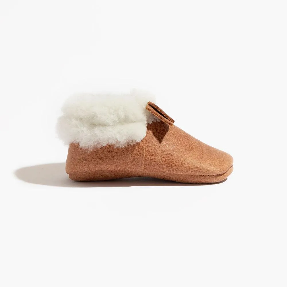 Zion Shearling Bow Baby Shoe